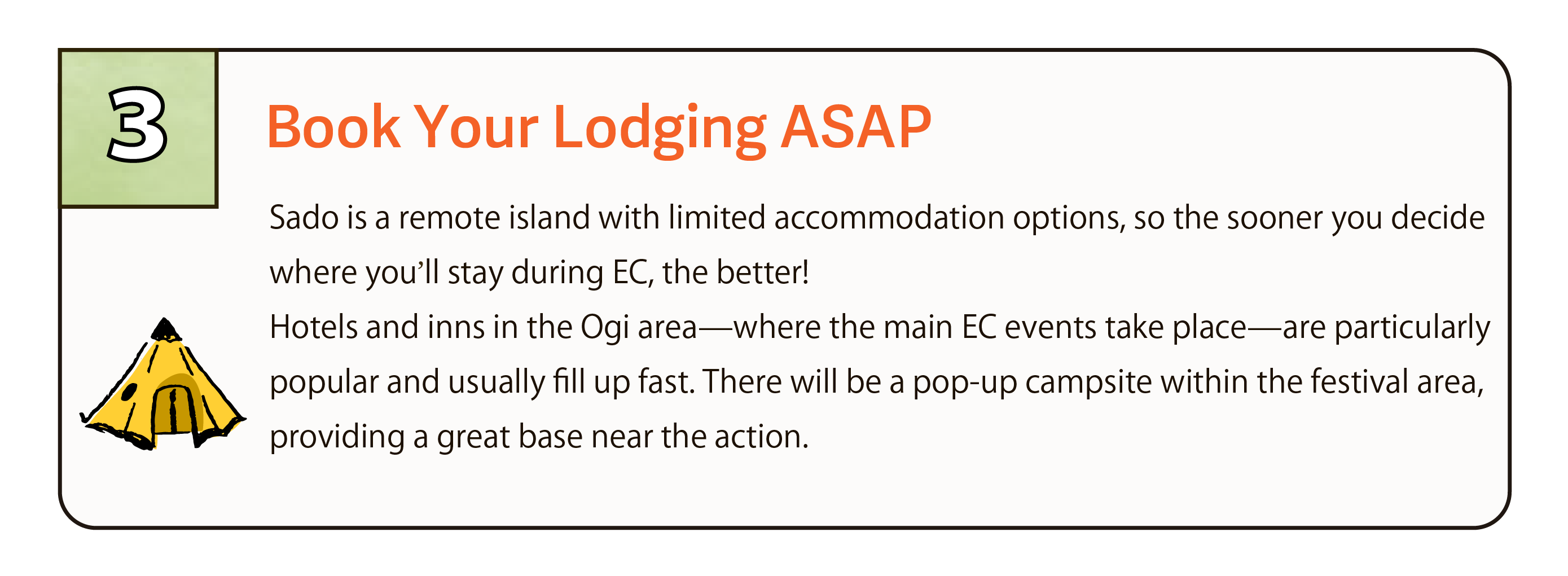 Step 3 Lodging